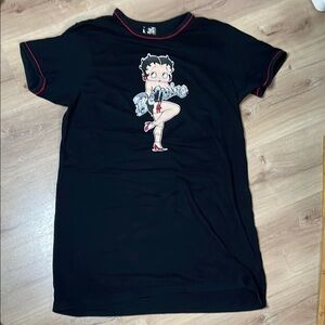 Y2K Betty Boop T-Shirt Dress.‎ Size 46/48 (L, XL). Great Used Condition!